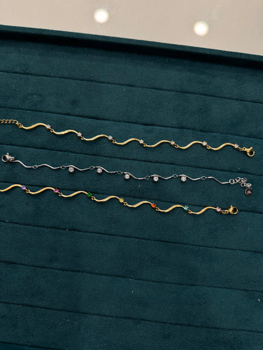 Bracciali onda punti luce