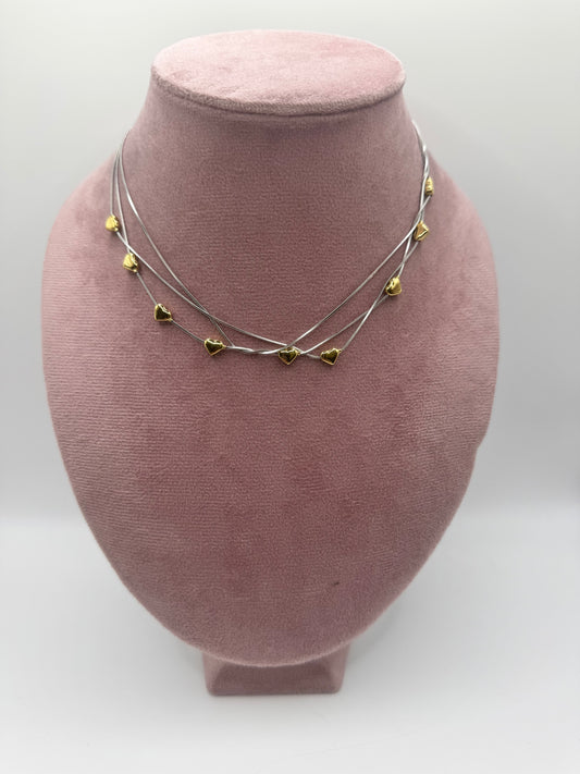 Collana heart mix