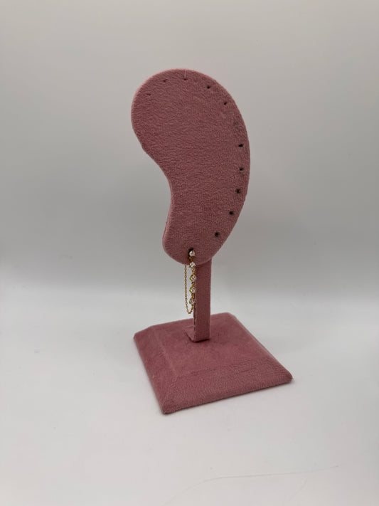 Mono orecchino pendant punti luce