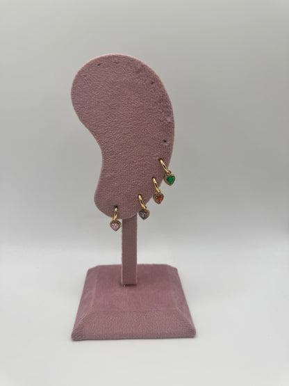 MONO Hoops cuoricino color