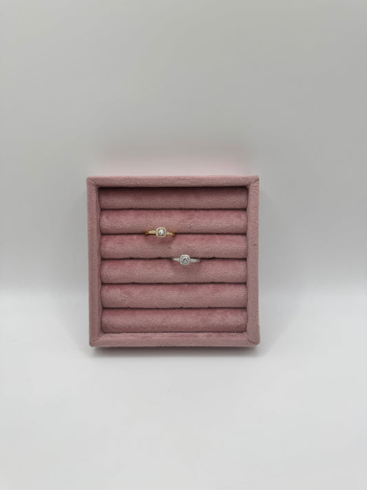 Solitario taglio quadro small