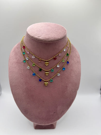 Collana heart color