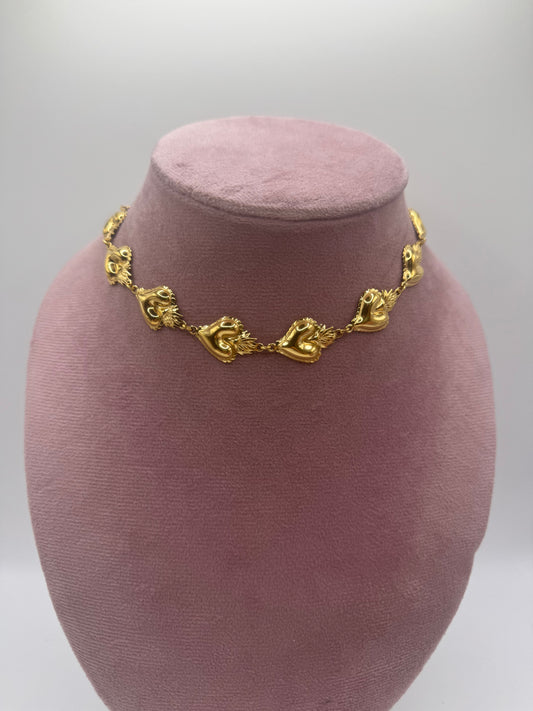 Girocollo cuori sacro