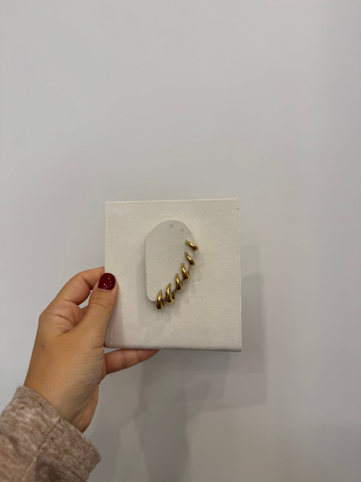 Set hoops mezzaluna
