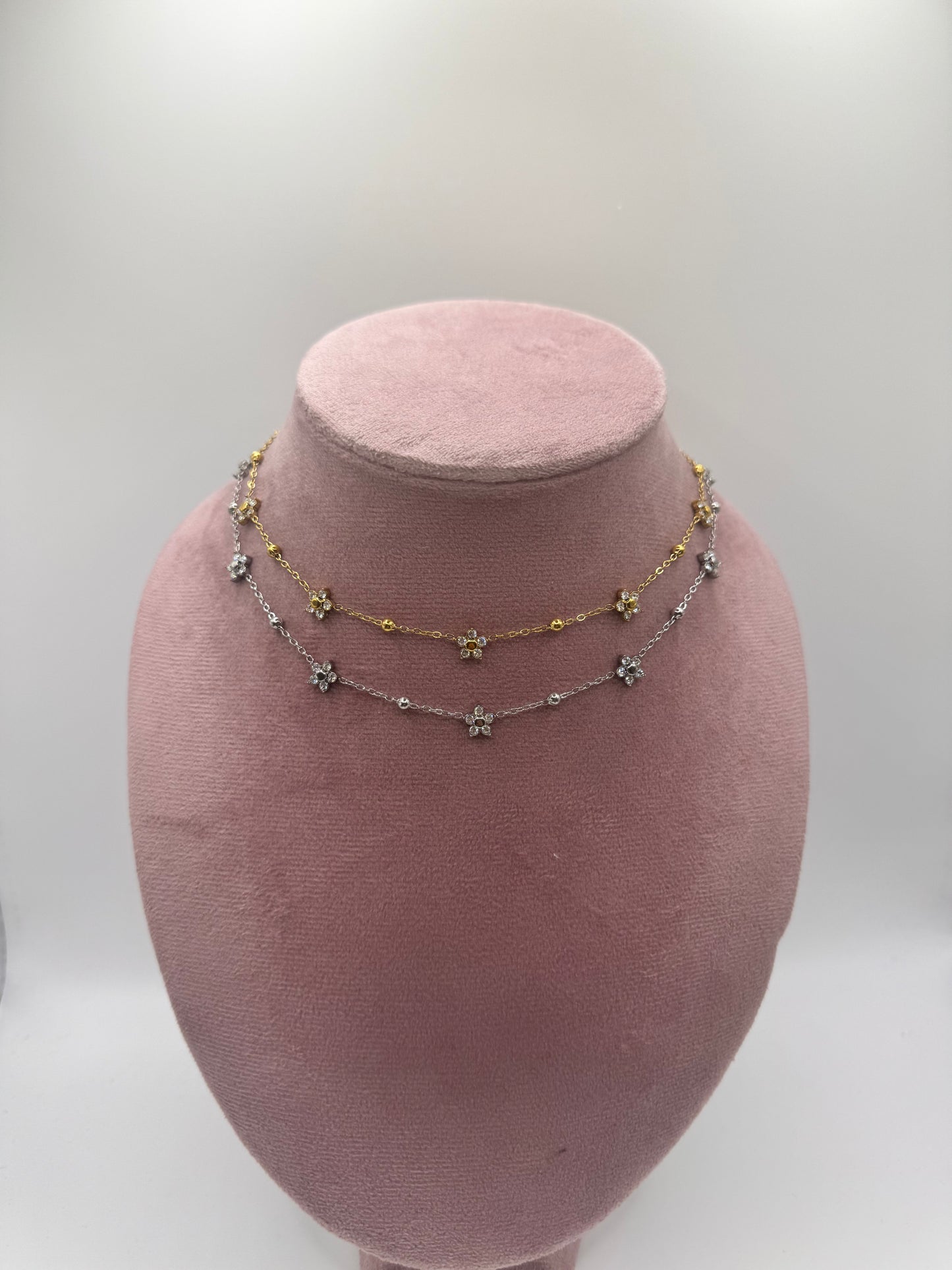 Collana rosario margheritine