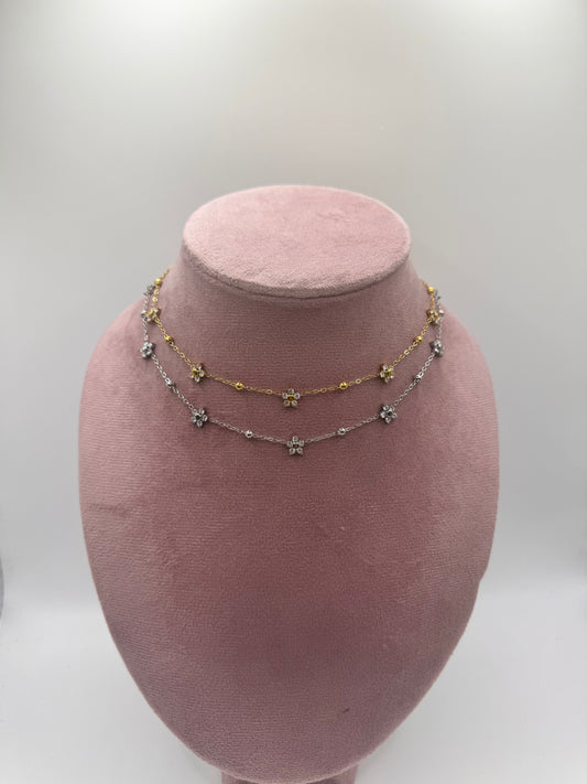 Collana rosario margheritine