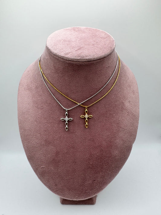 Collana croce Matte
