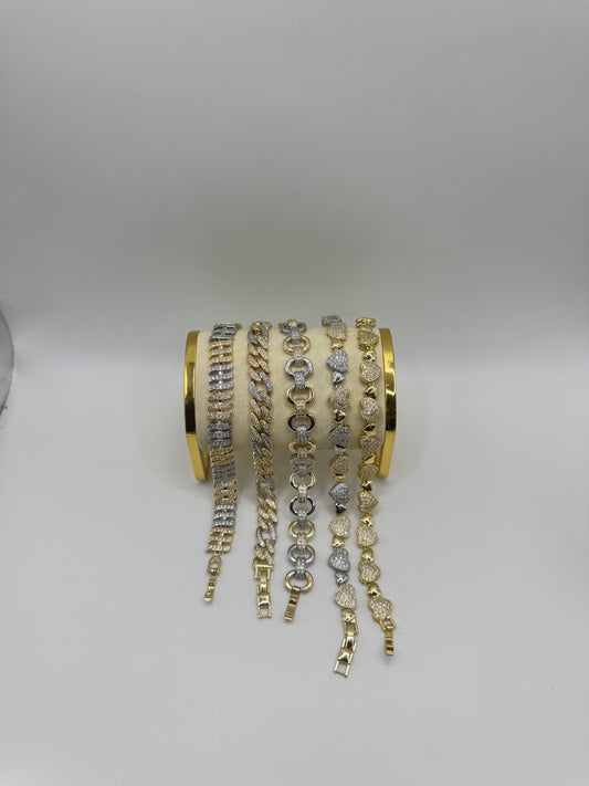 Bracciali bicolor