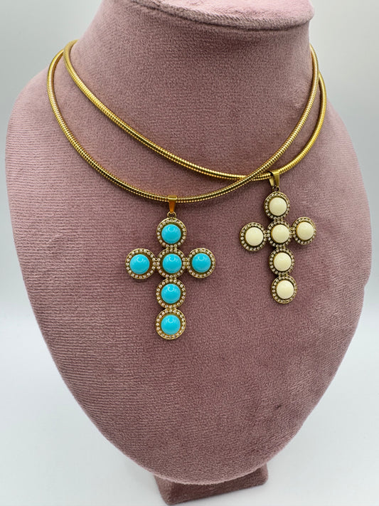 Collier croce semi rigidi