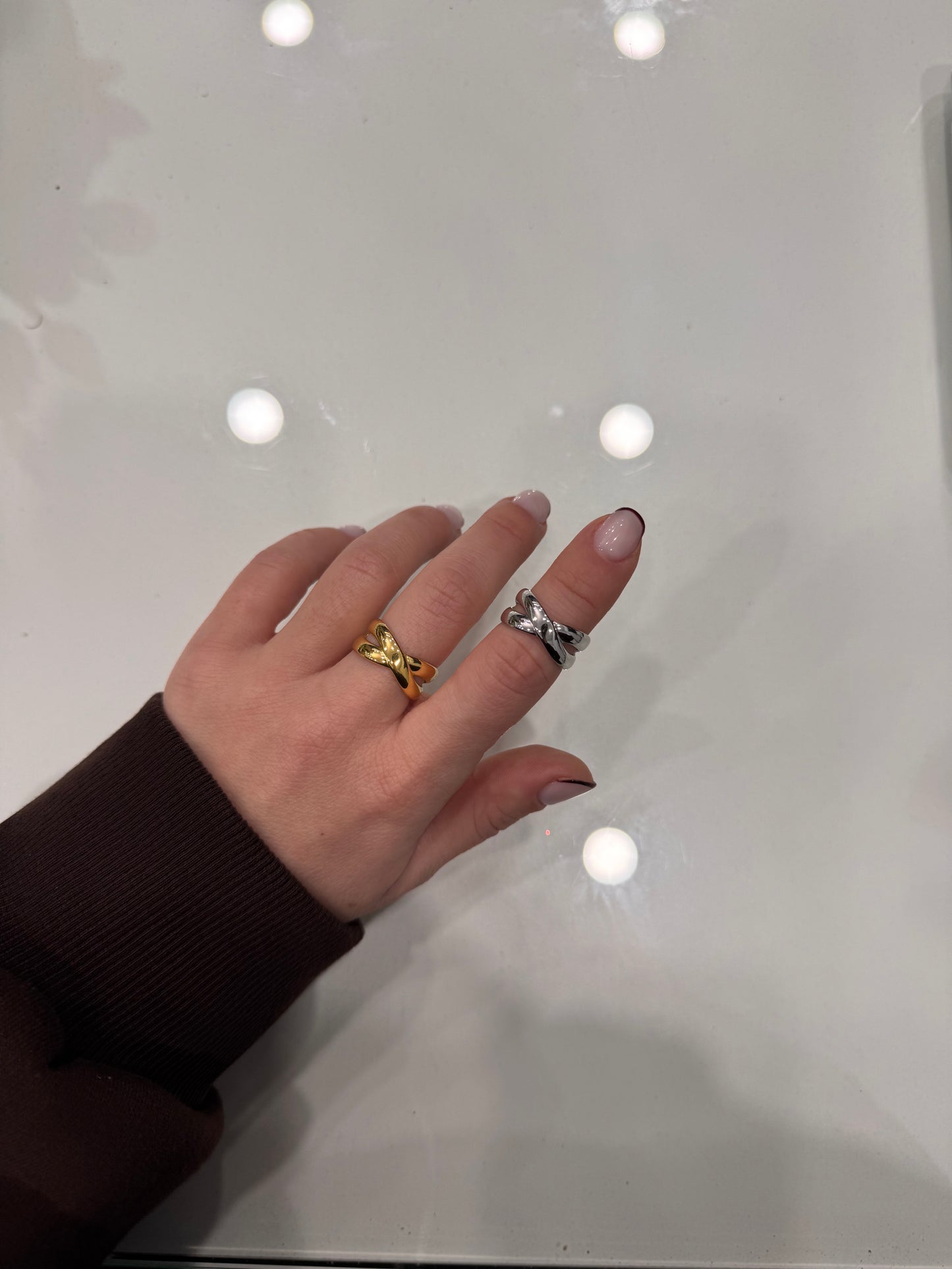 Anello X matte