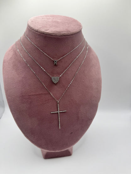 Collana croce slim