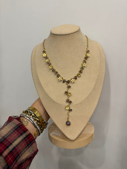 Collana Y onda flower