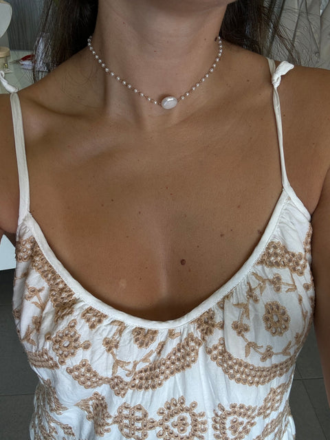 Chocker perla tonda