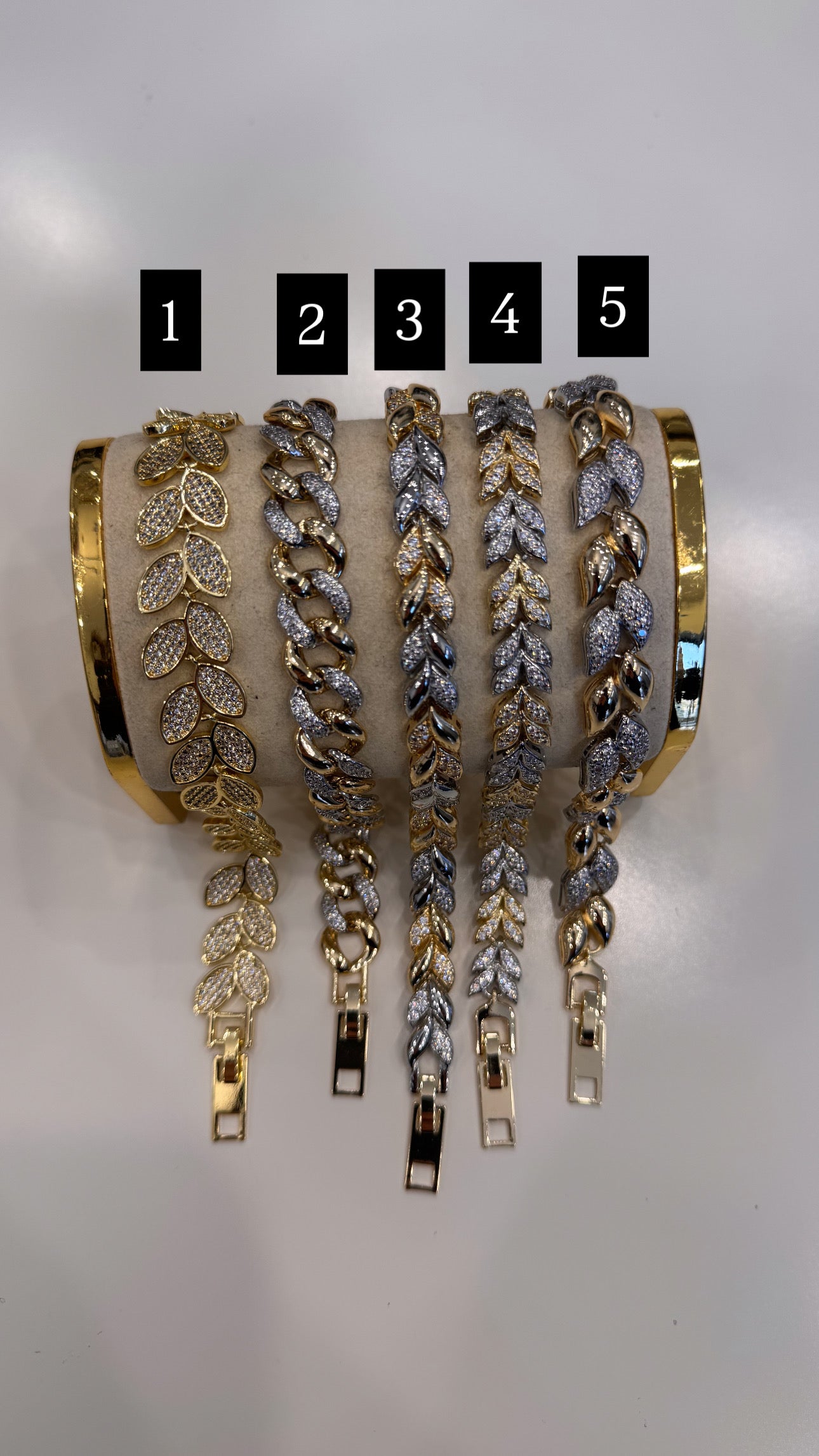 Nuovo bracciali bicolor