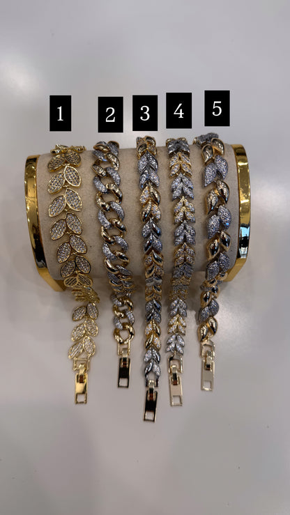 Nuovo bracciali bicolor