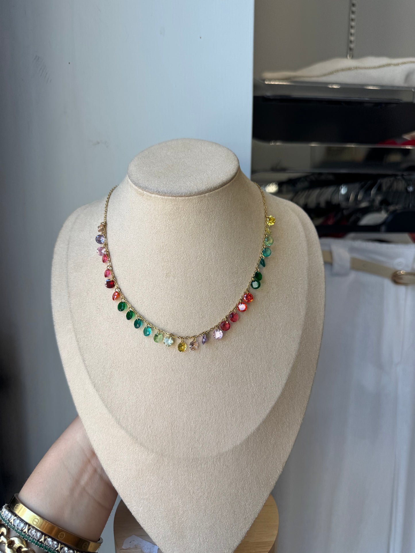 Collana cristalli