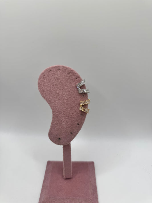 Earcuff double baguette