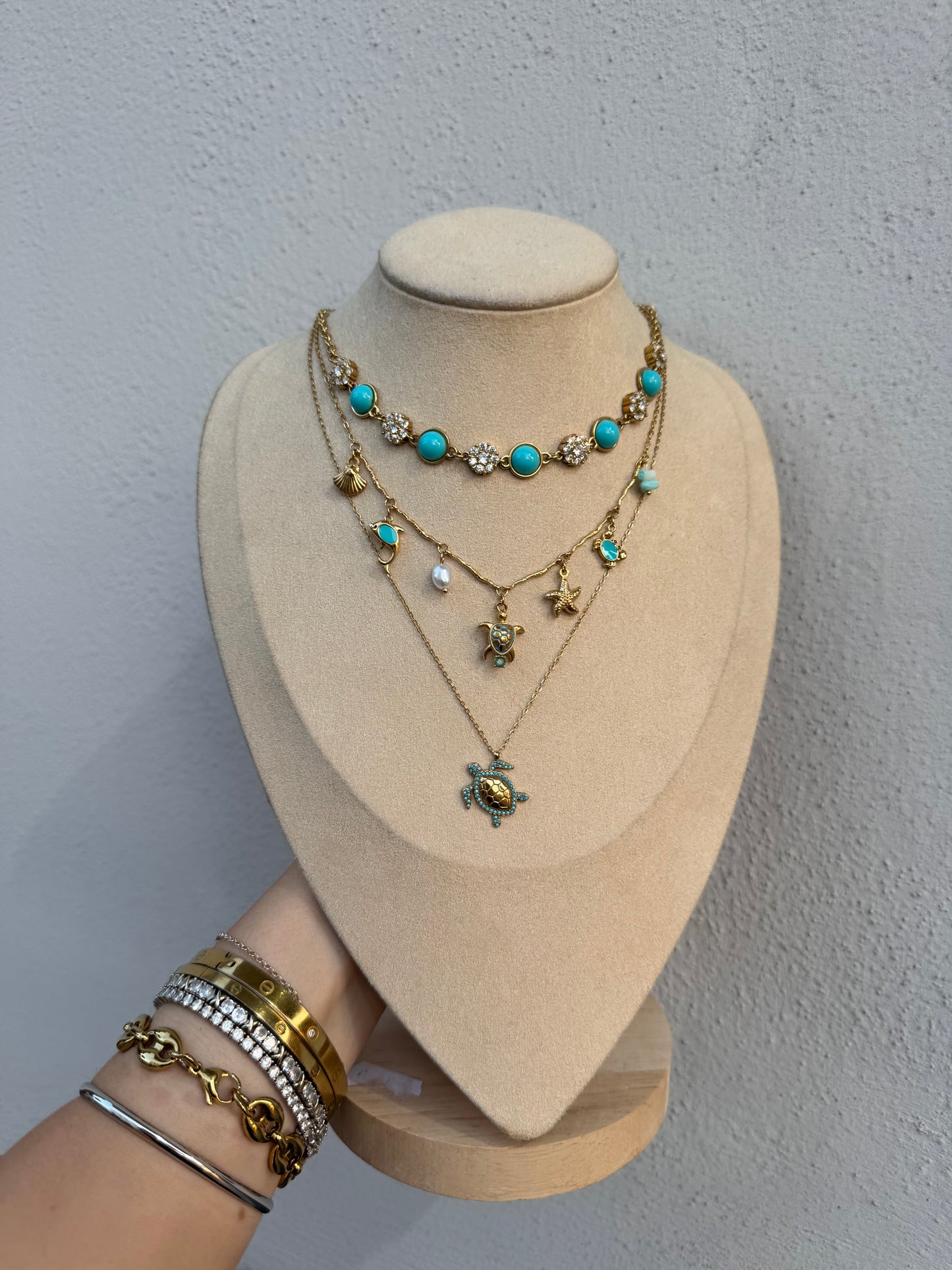 Gircollo charms turchesi