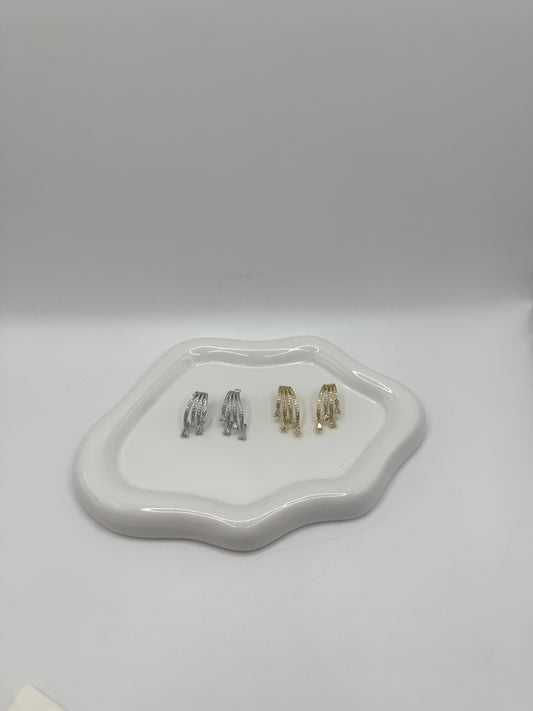 Orecchini multifilo gocce