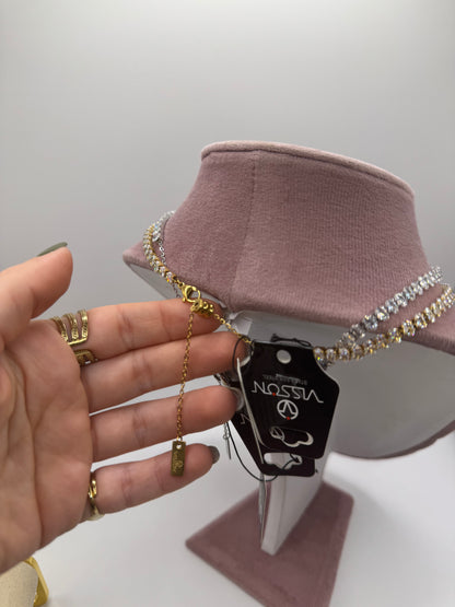 Girocollo tennis taglio ovale