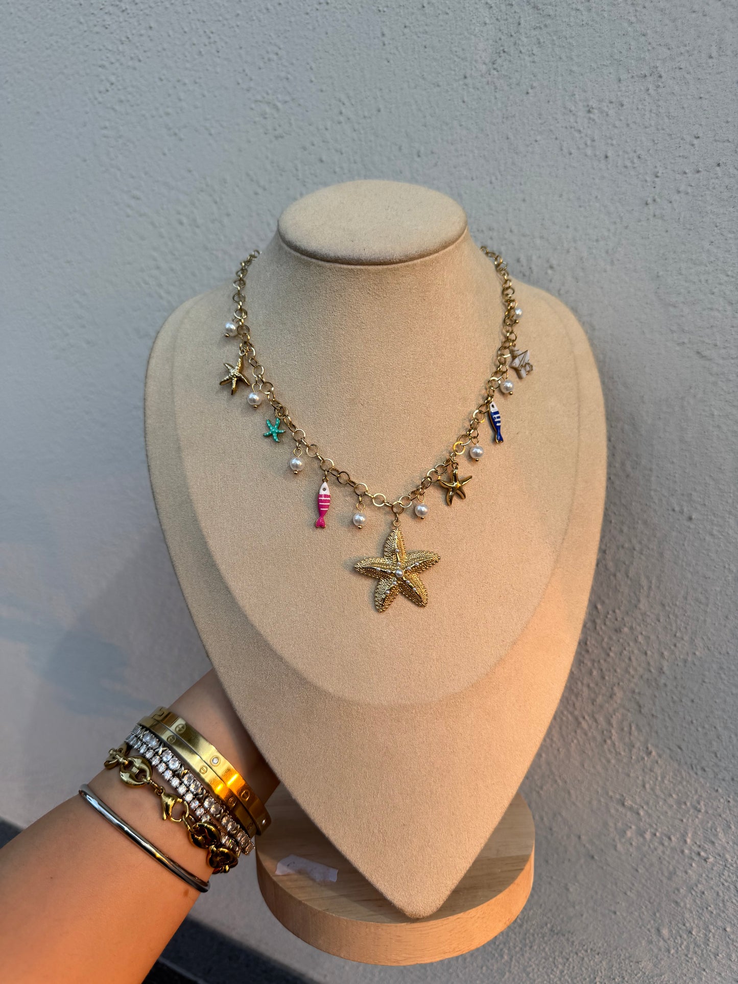 Collana pesciolini color