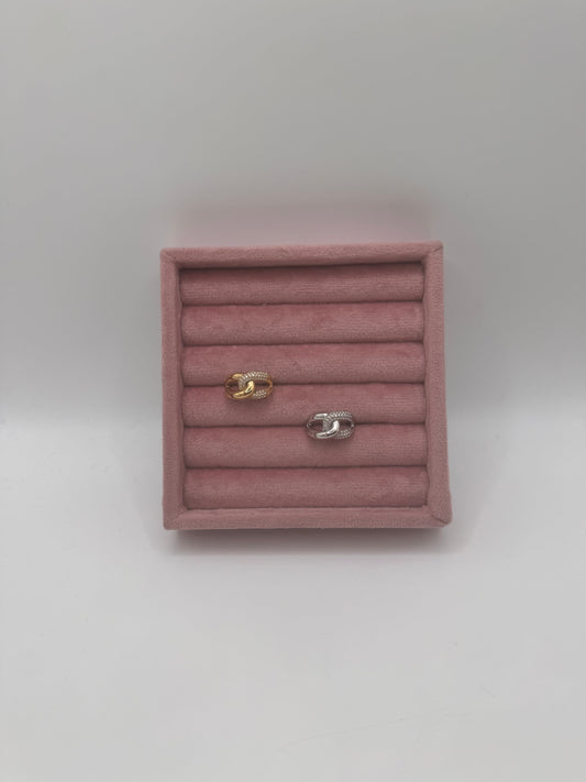 Anello catena incrocio