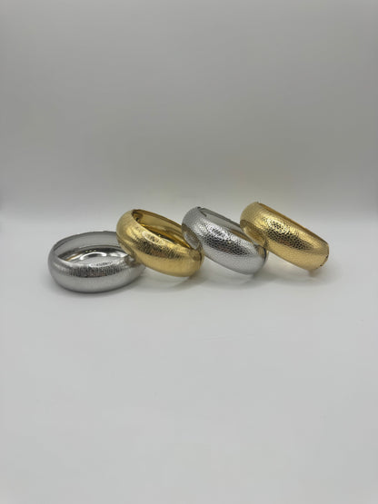 Bracciali bangle acciaio