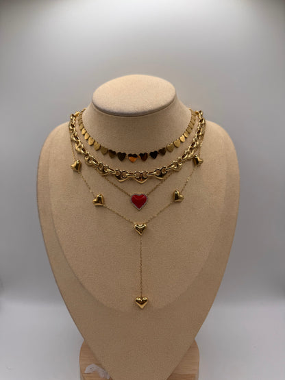 Collana y cuori bomb