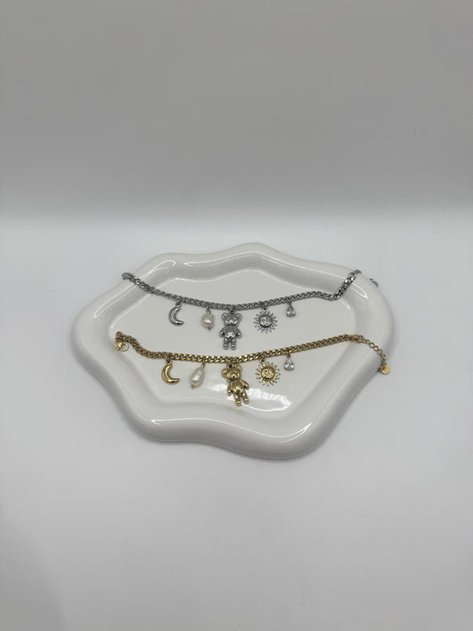 Bracciale charms teddy