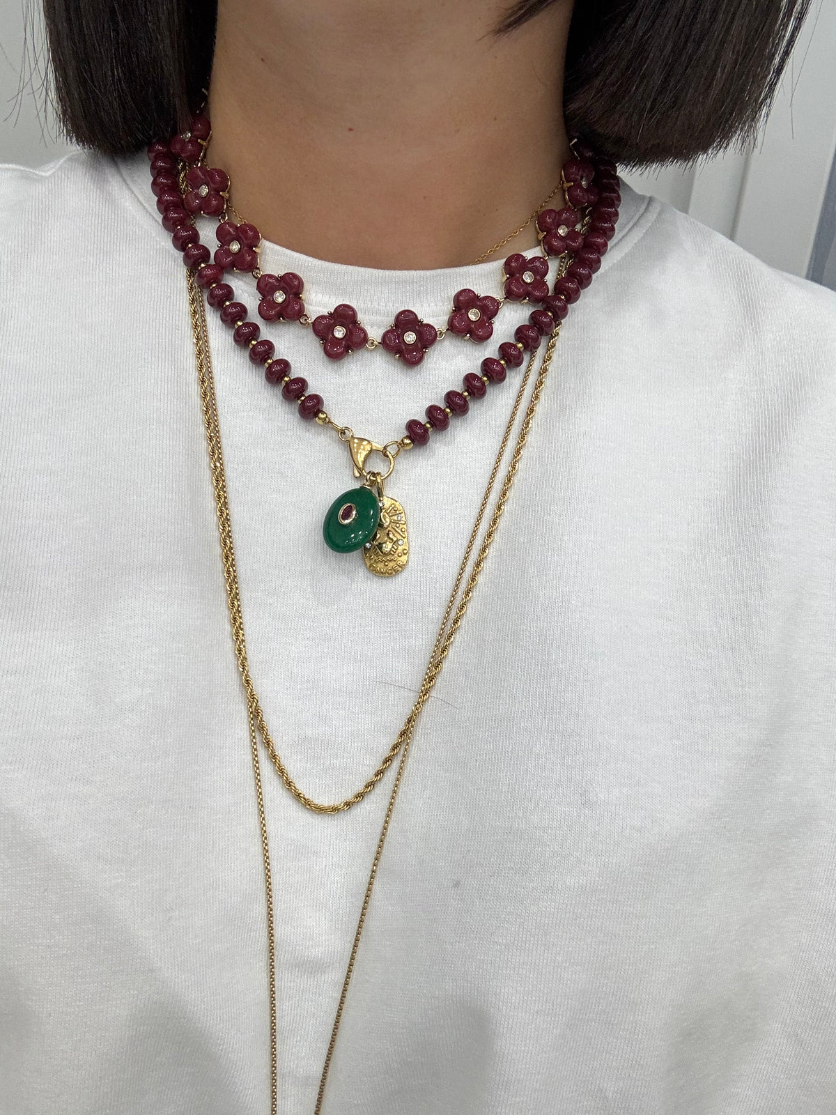 Collier fiori autunnali