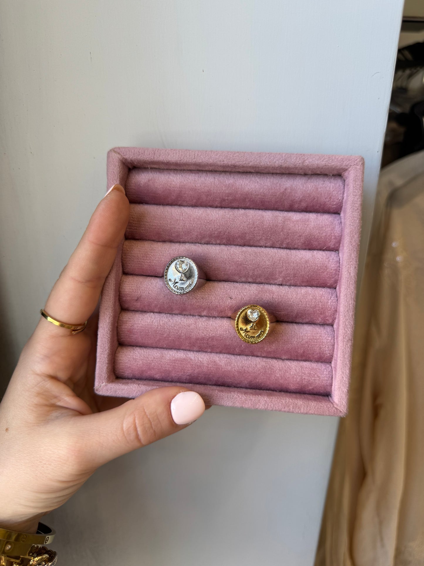 Anello cuore di mamma