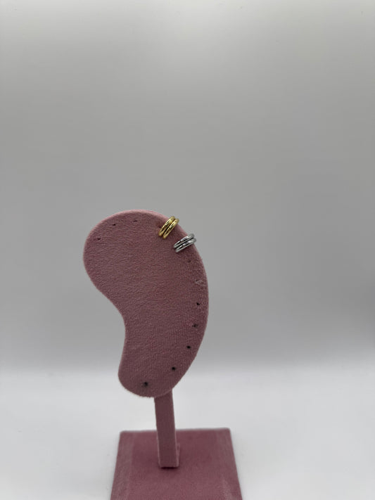 Earcuff doppia fascia