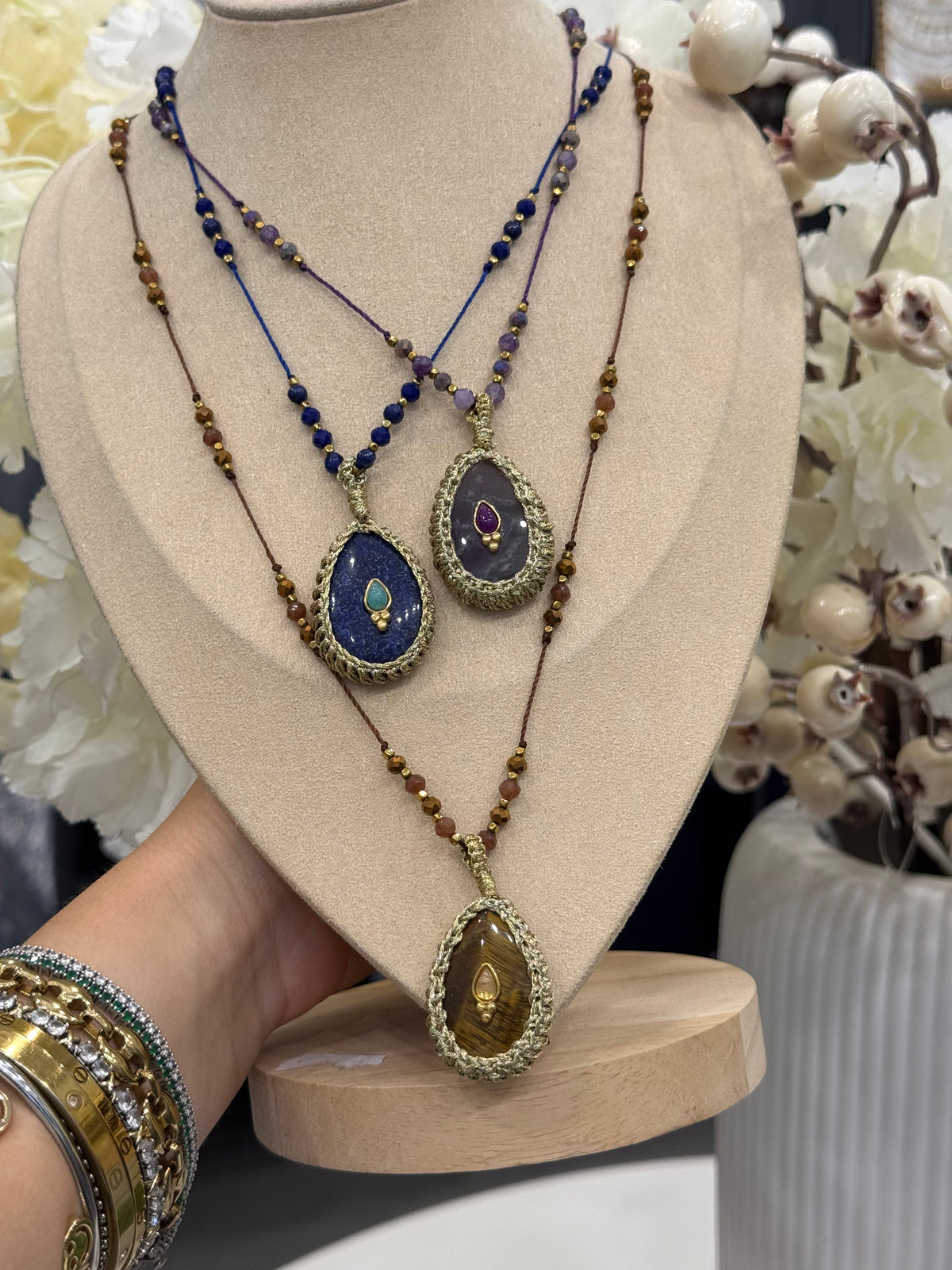 Collana pietra long
