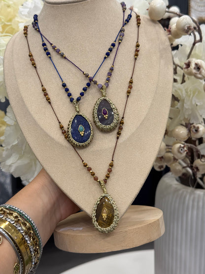 Collana pietra long