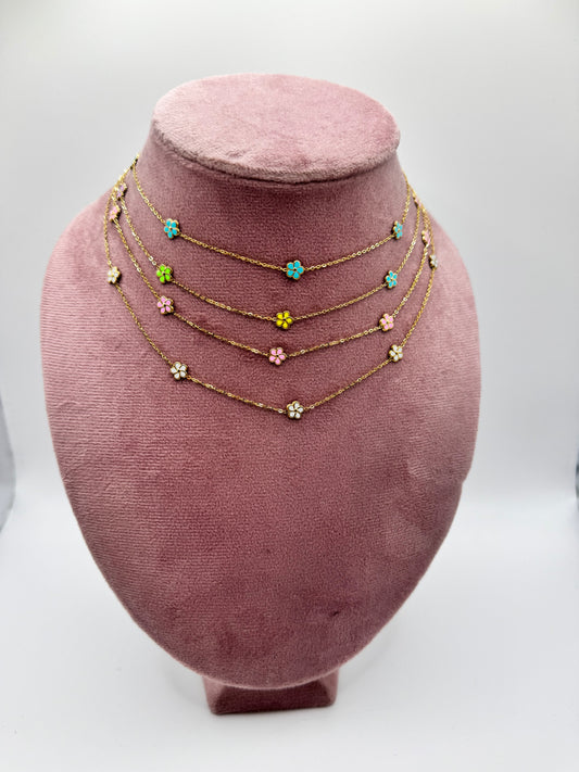Collana micro margheritine