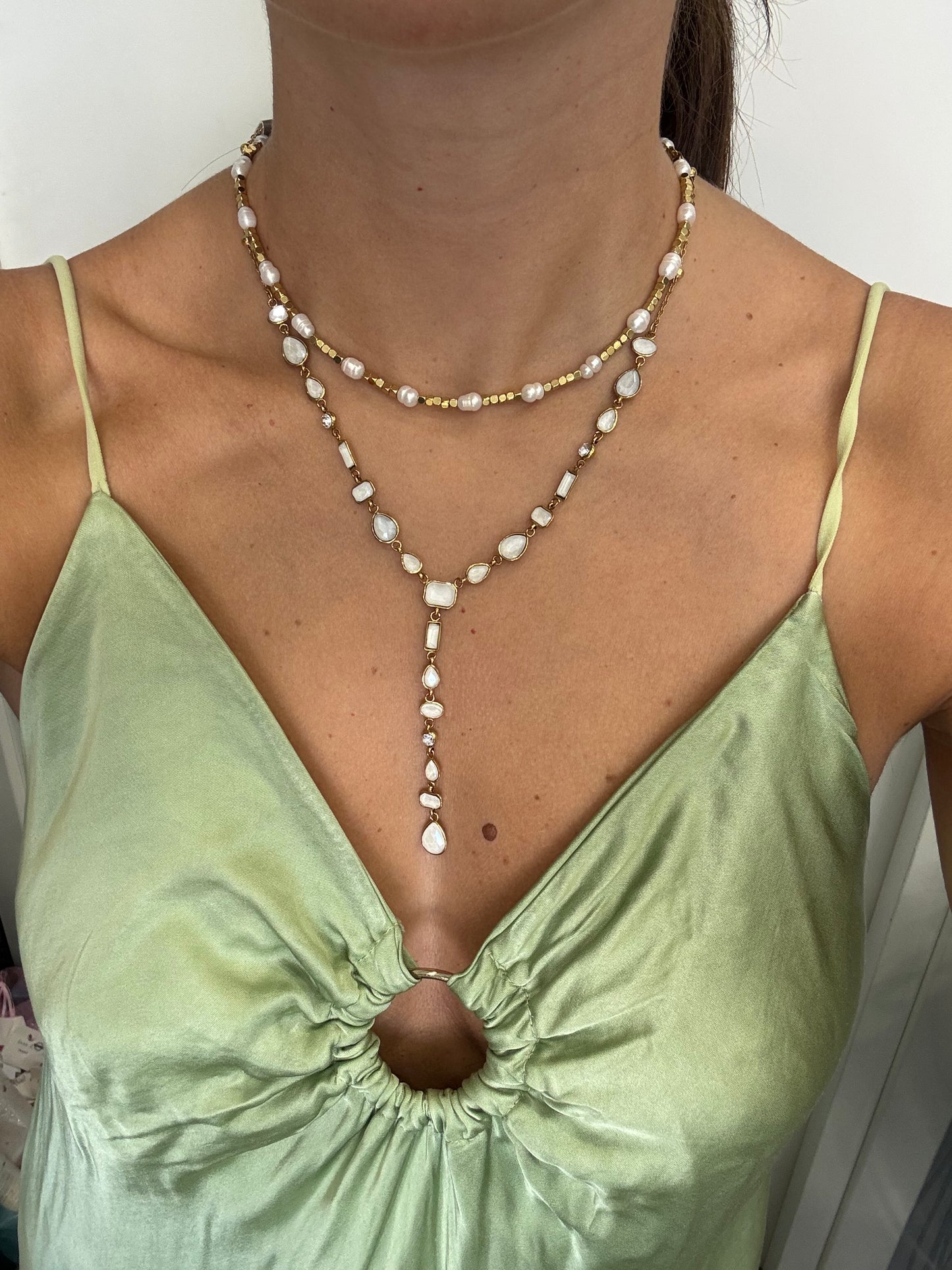 Collana perle gold