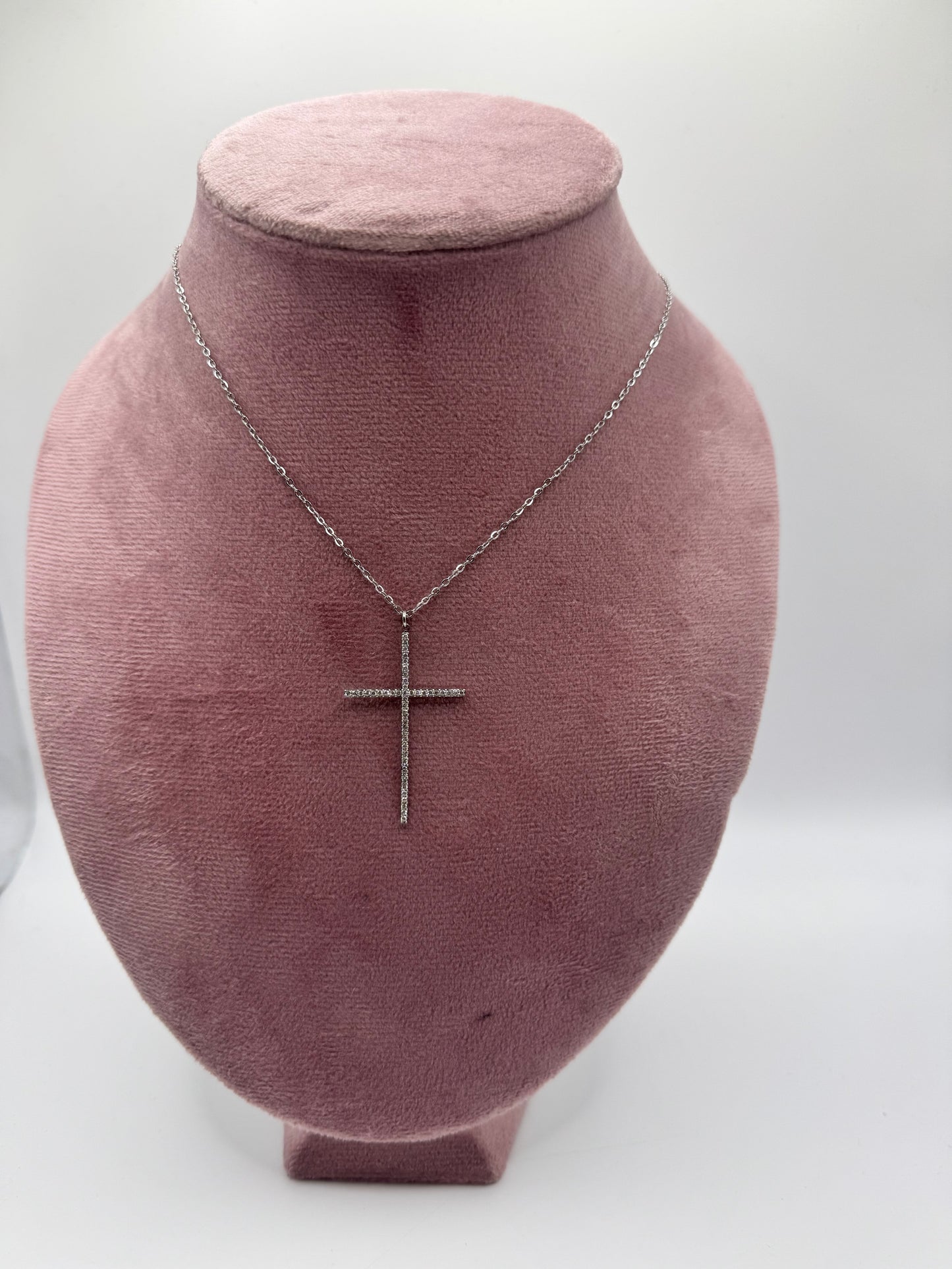 Collana croce slim