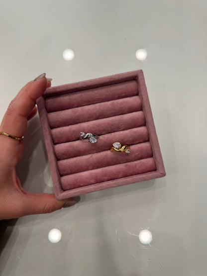 Anello onda punti luce goccia