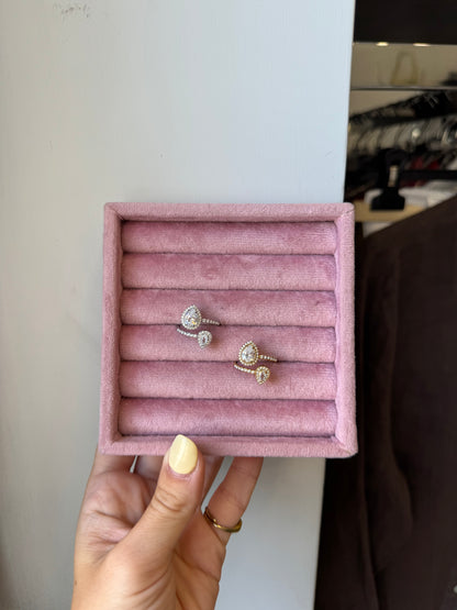 Anello contrarie goccia