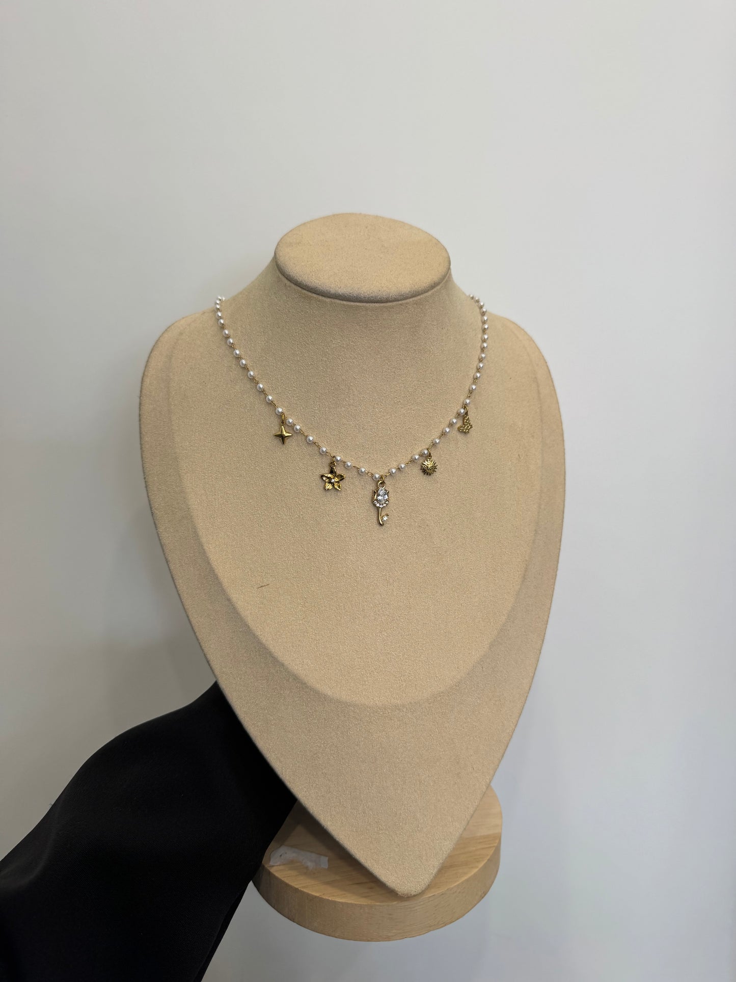 Collana perline tulipano