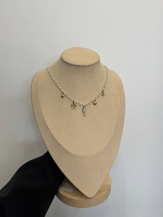 Collana perline tulipano