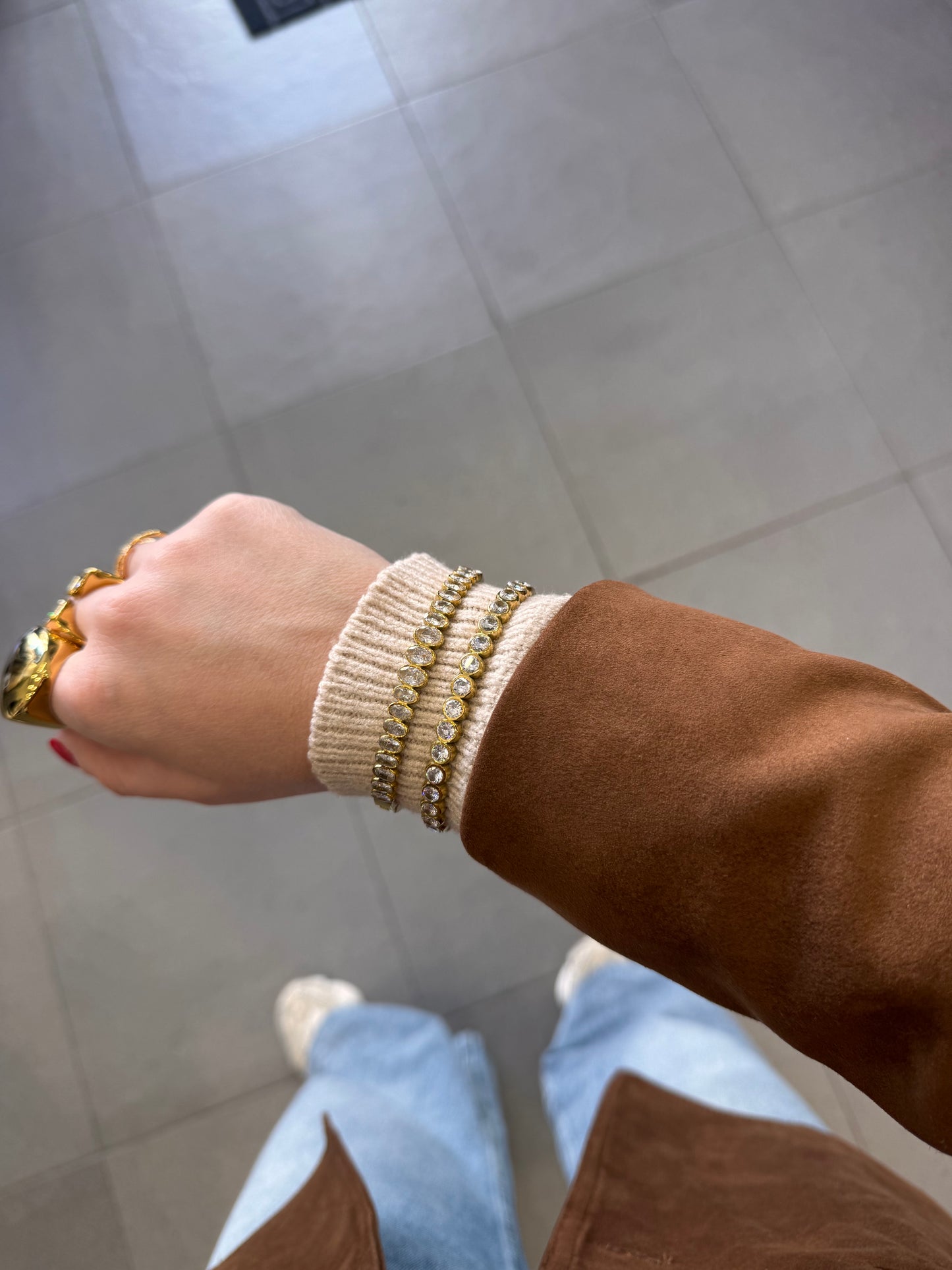 Bracciale rigido diamond