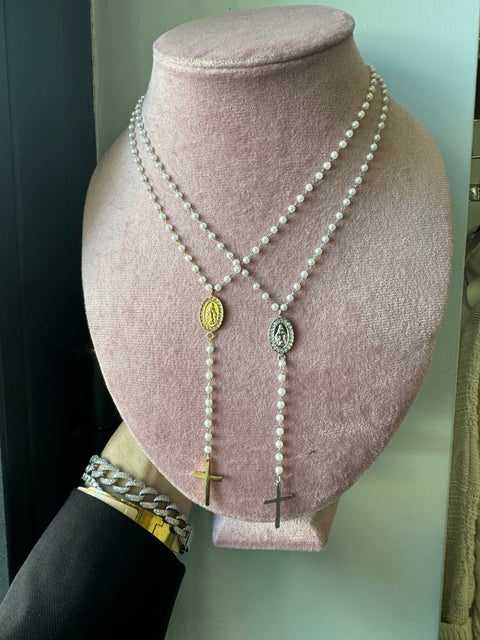 Collana Rosario pearls