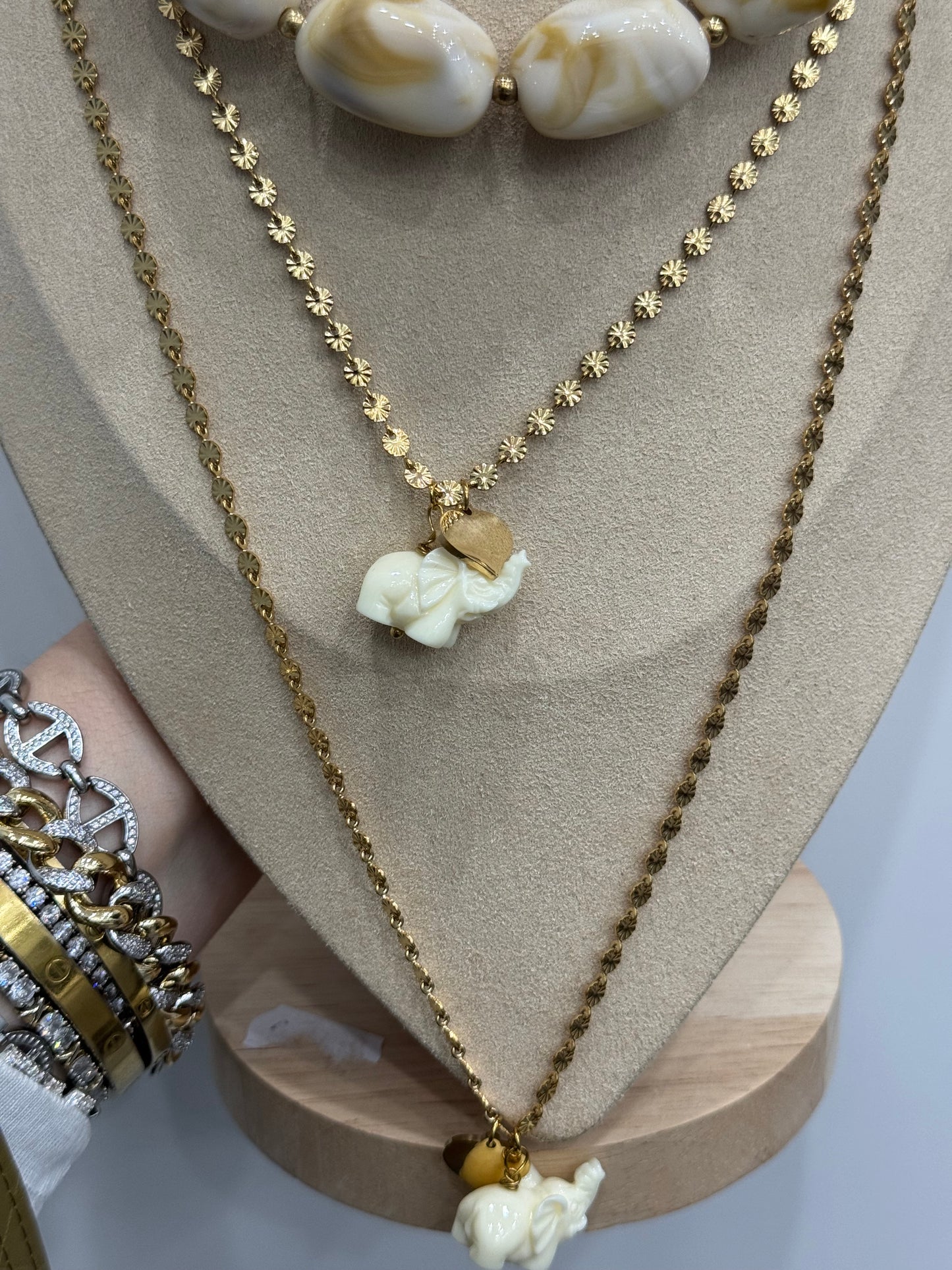 Set collane elephant