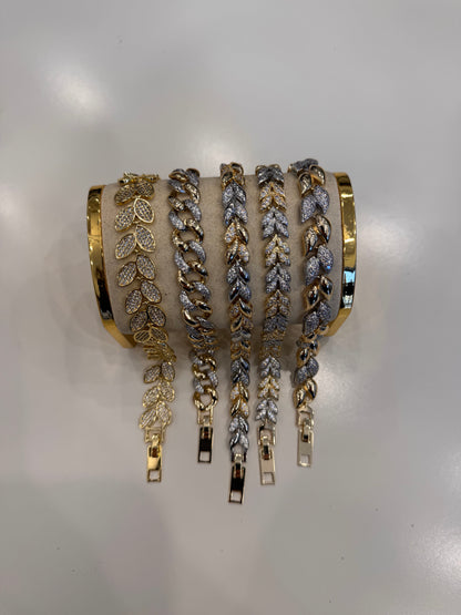 Nuovo bracciali bicolor