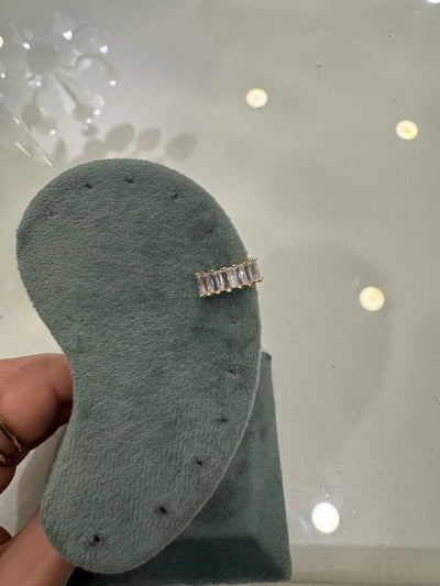 Earcuff diamond baguette