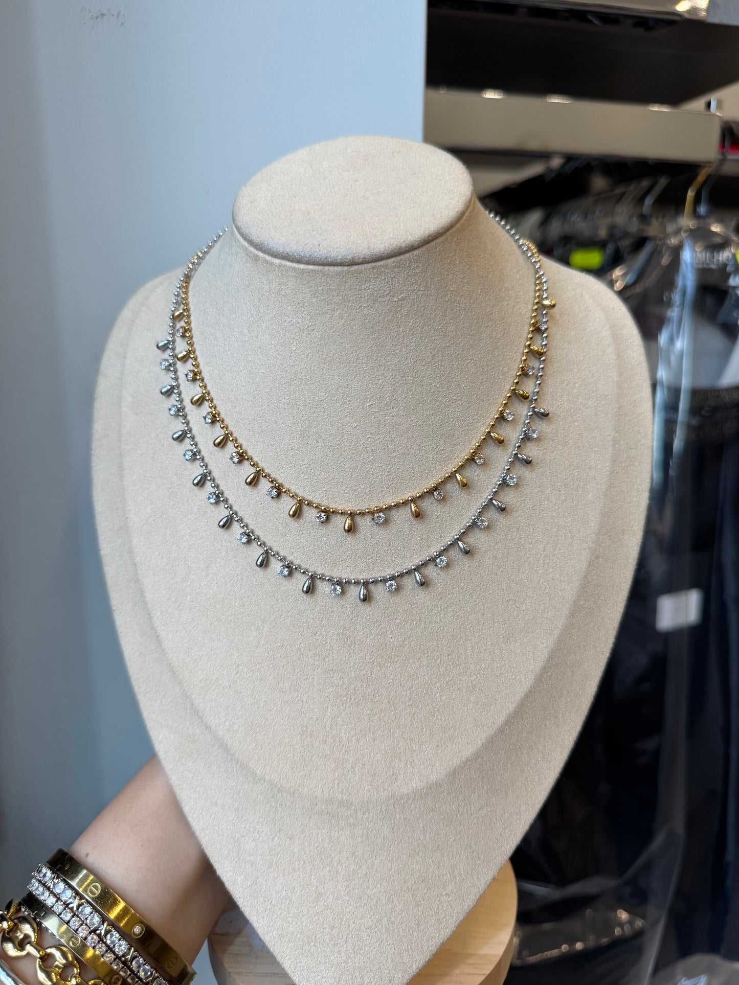 Collana gocce di luce