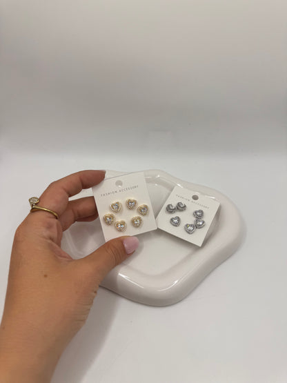 Set heart diamond