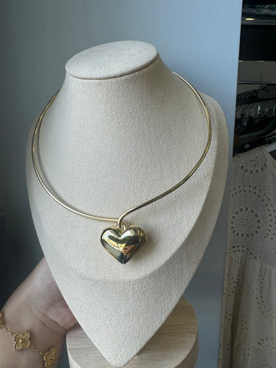 Collier rigido heart bomb