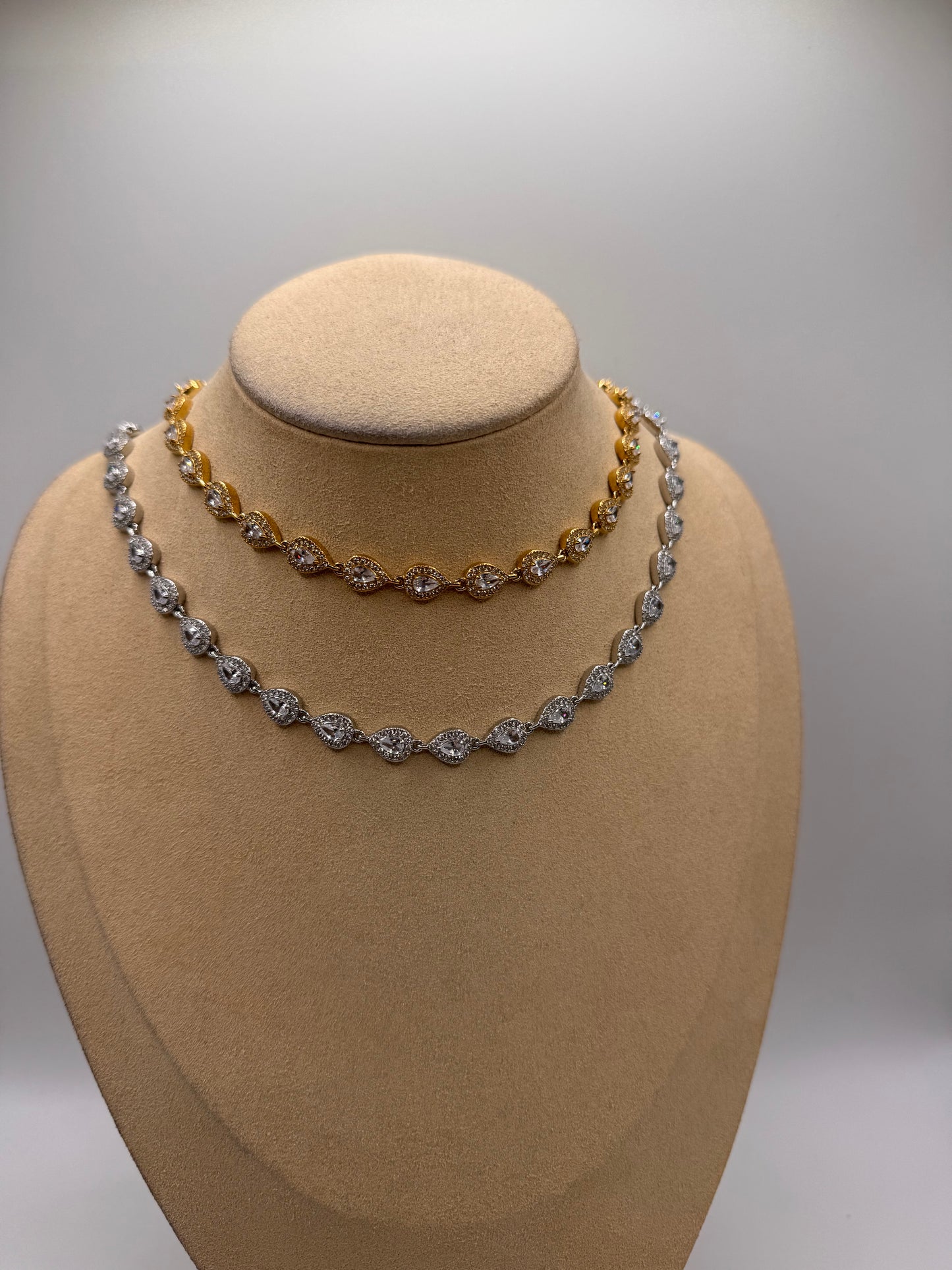 Collier diamond goccia